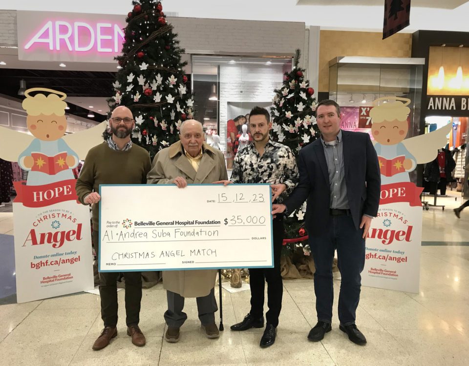 Local Christmas Angel makes $35,000 match gift to BGH Foundation