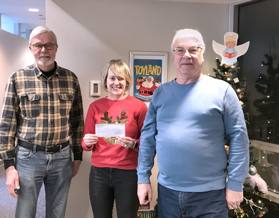 Lower Trent Valley Fish & Game Club supports BGHF with end-of-year donation.