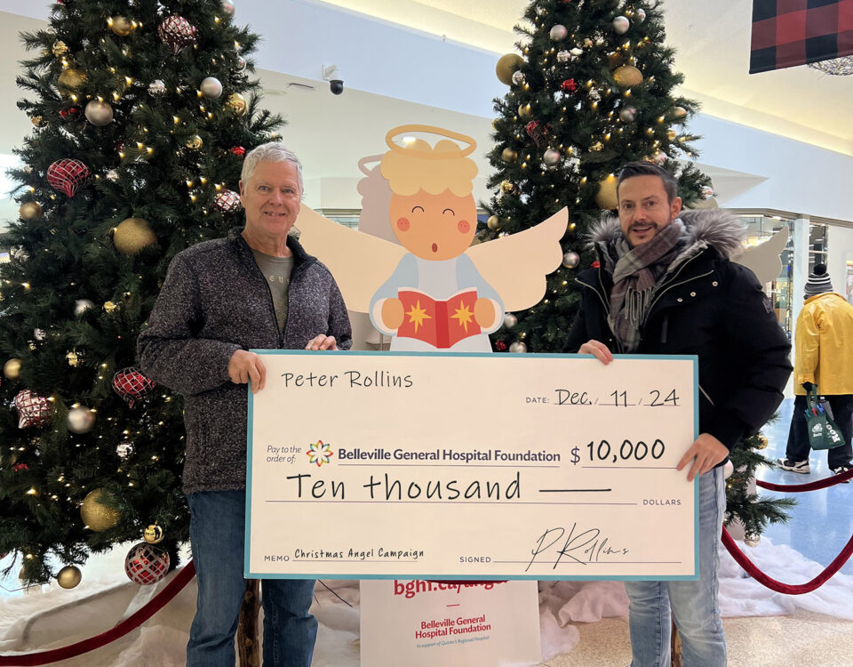 Peter Rollins Shines as a Christmas Angel with a Generous $10,000 Donation