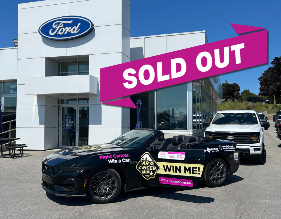 Car4Cancer Lottery Sells Out for the First Time in History – Raising Over $303,000 for Regional Cancer Care