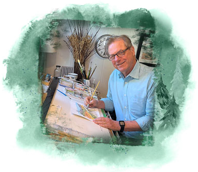 John watercolour image