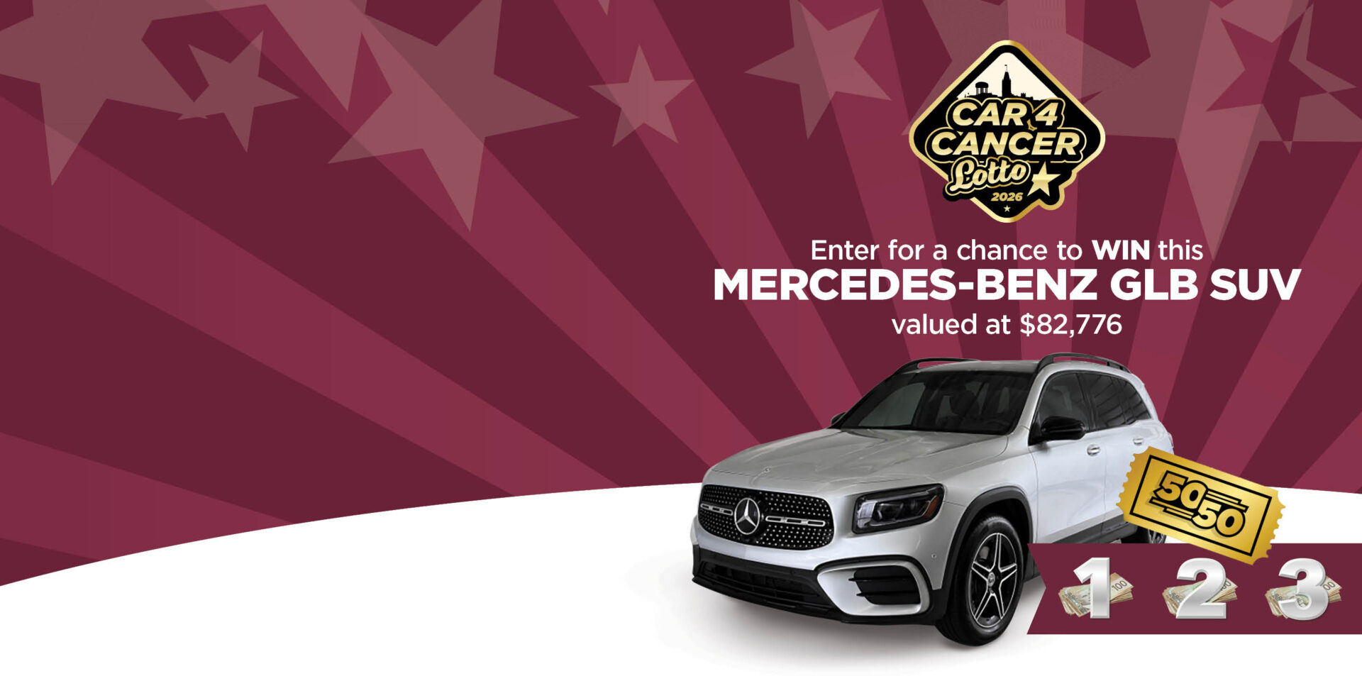 Our 2026 Car4Cancer Mercedes Lotto
